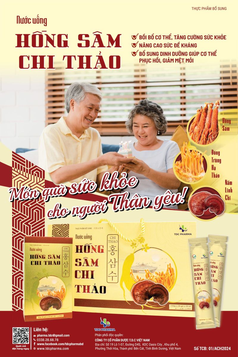 công dụng hồng sâm chi thảo